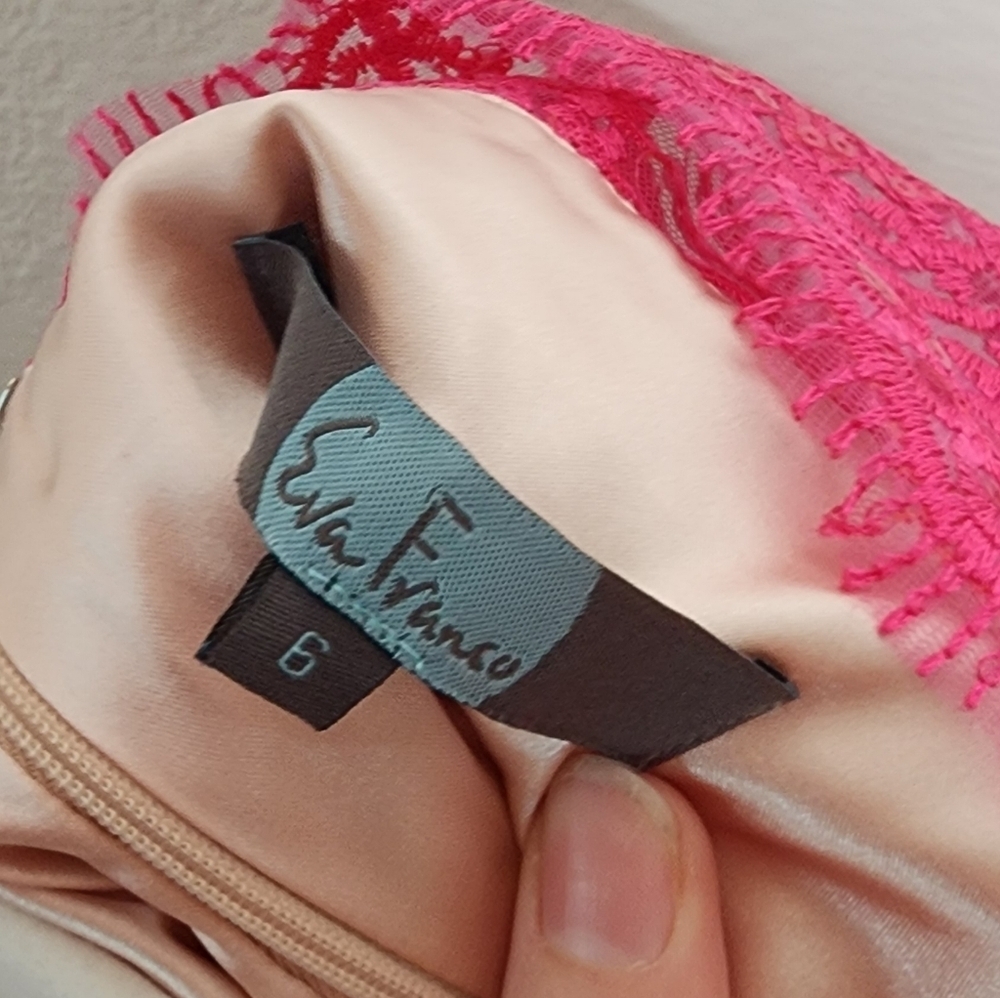 Anthropologie Eva Franko Pink Dress 6 - Picture 4 of 6